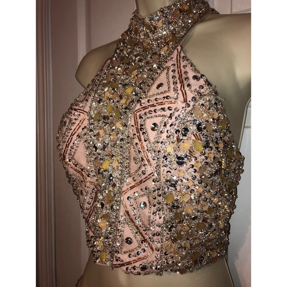 DAVE AND JOHNNY SIZE 5/6 TWO PIECE PROM DRESS! - Picture 4 of 8